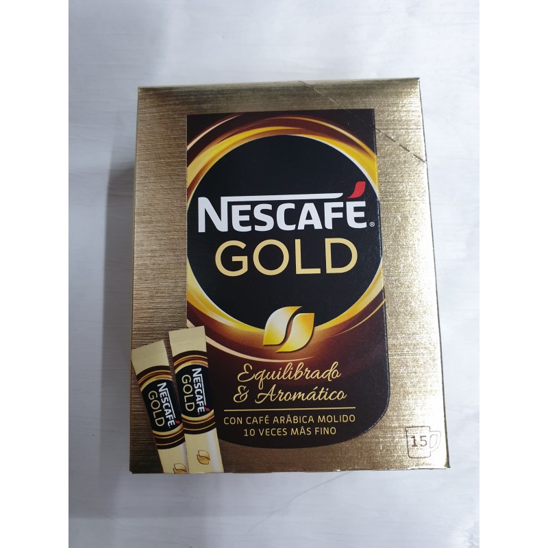 Café Nescafé Gold 27g. 15 enveloppes.