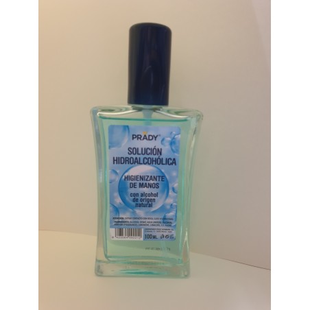 Sanitizing spray for hands, body and tissues, with alcohol of natural origin 100ml.